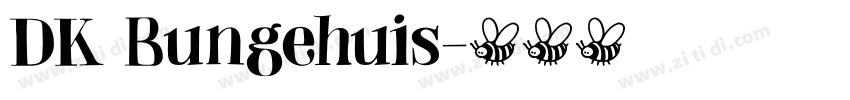 DK Bungehuis字体转换